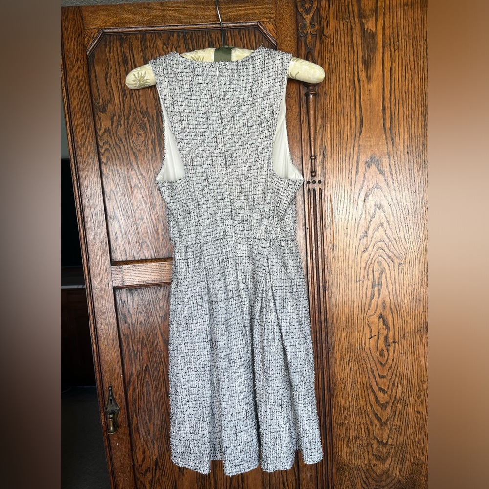 Bloomingdale’s AQUA Grey Tweed Women's Sleeveless dress xs - Picture 2 of 4